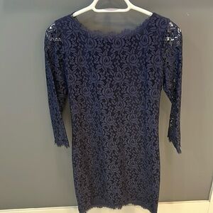 Gorgeous navy lace dress